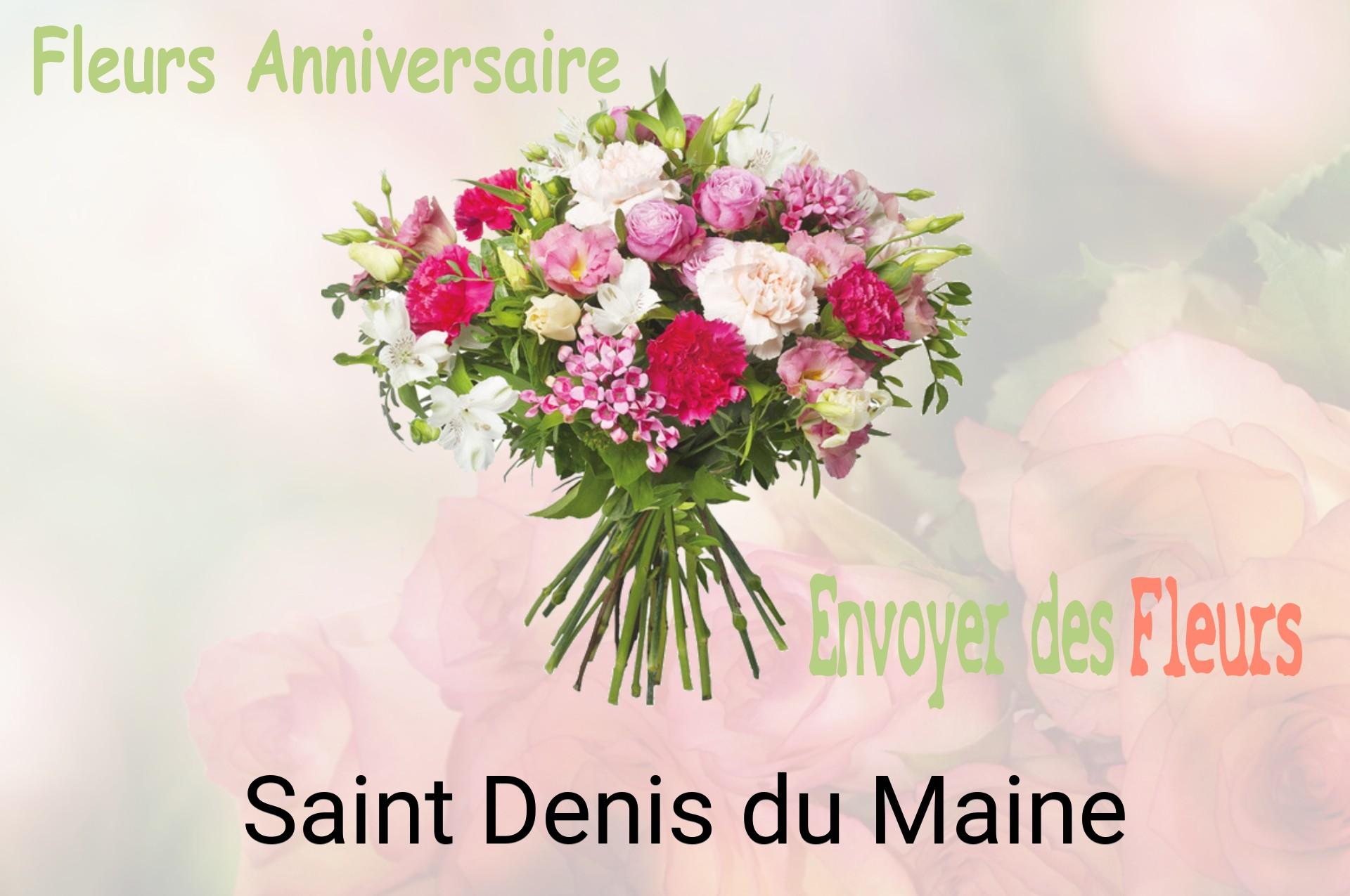 Bouquet de fleurs d’anniversaire livré à Saint-Denis-du-Maine